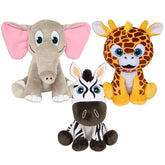 Soft Plush Jungle Animal Kids Toy - Assorted